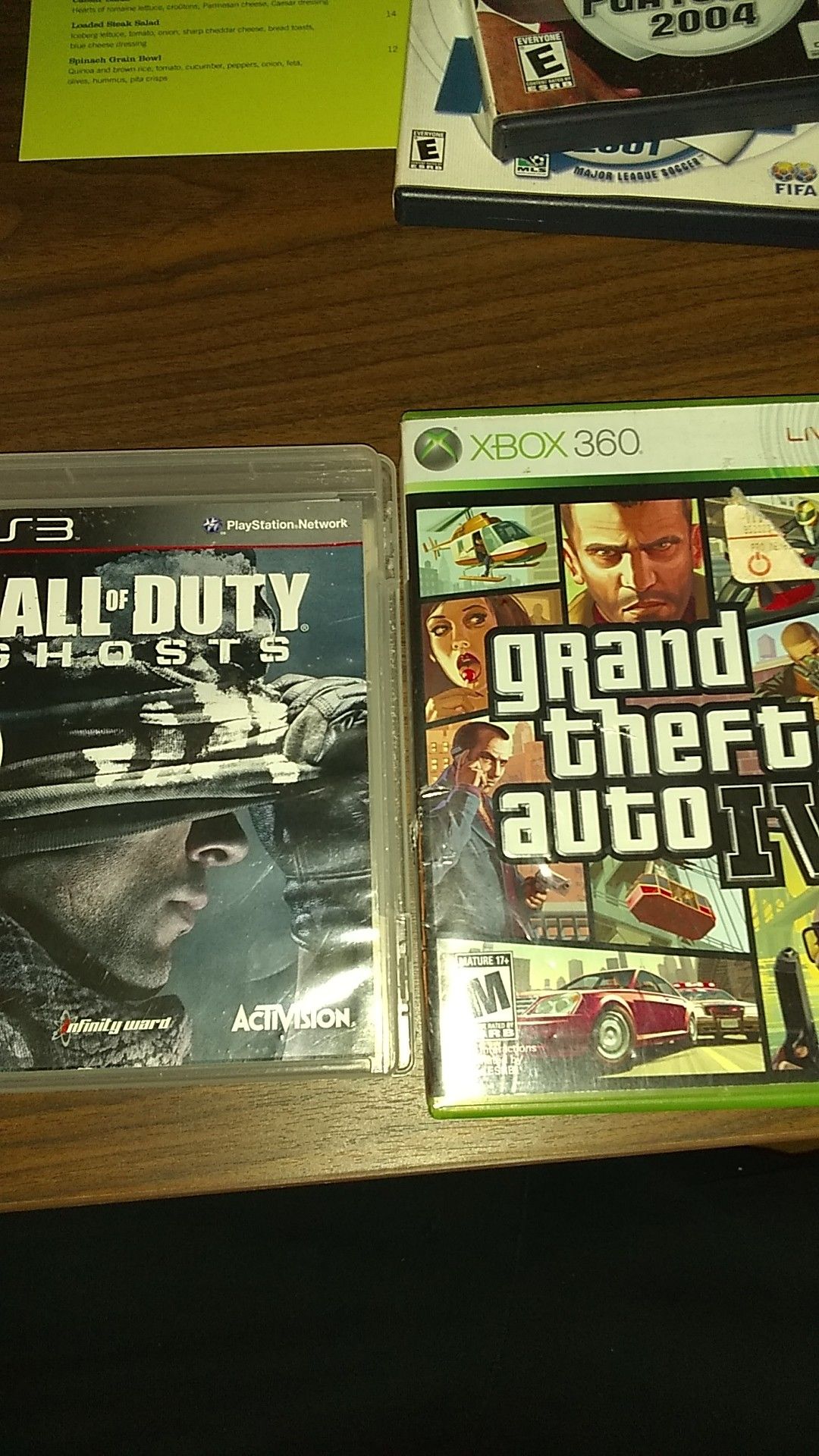 PS3 and xbox360 video games