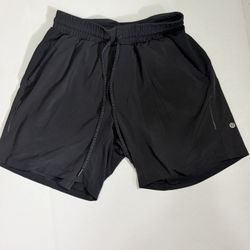 Lululemon Men's Black 2-in-1 Athletic Shorts