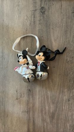 Bride And Groom Disney Ornaments 