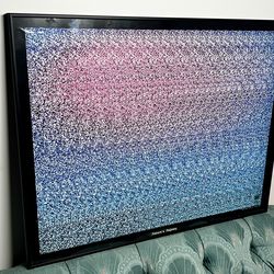 1993 Magic Eye “Nature’s Majesty” 3D art poster framed