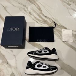 Dior B30 Black/Grey Size 45 (US 12)