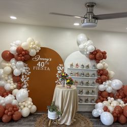 Balloon Garland Fiesta Set Up 