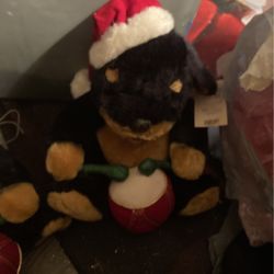 To stuffed drummer puppies