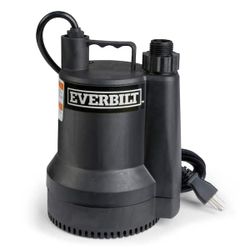 Everbilt 1/6 HP Plastic Submersible Utility Pump SUP54-HD - New