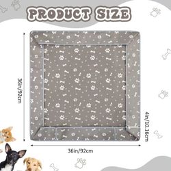 Marsui Dog Playpen Bottom Pad Fits for 36 Inch 4 Panels
