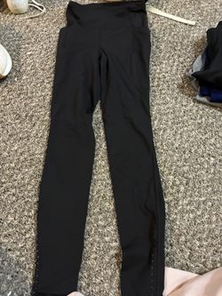 Black Lululemon Leggings Size 2 Black