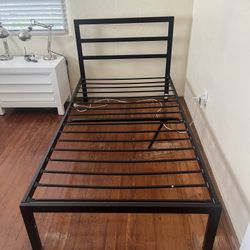 FREE!!! Set Of Two Twin Bed Frames Metal