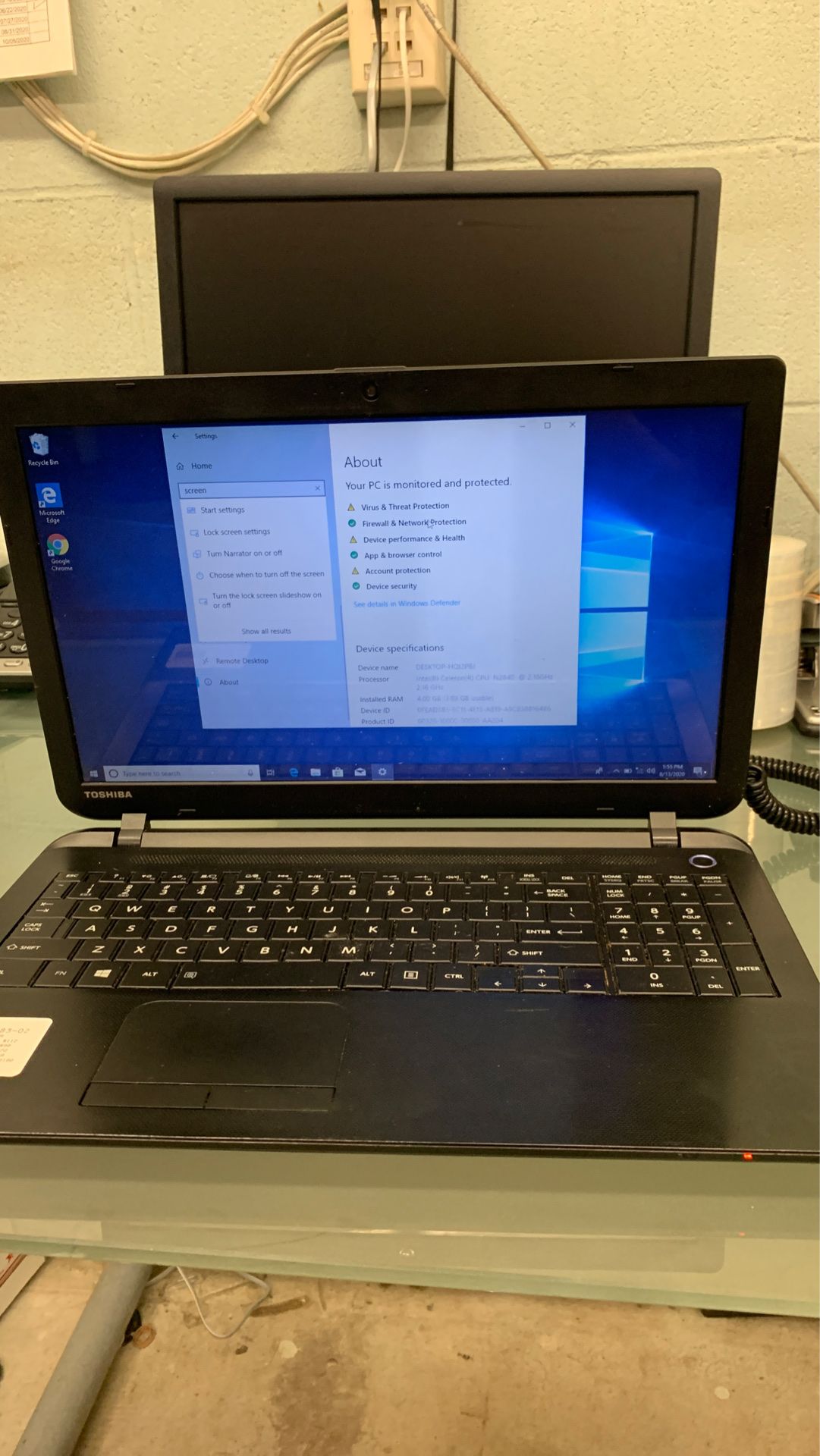 Toshiba Laptop