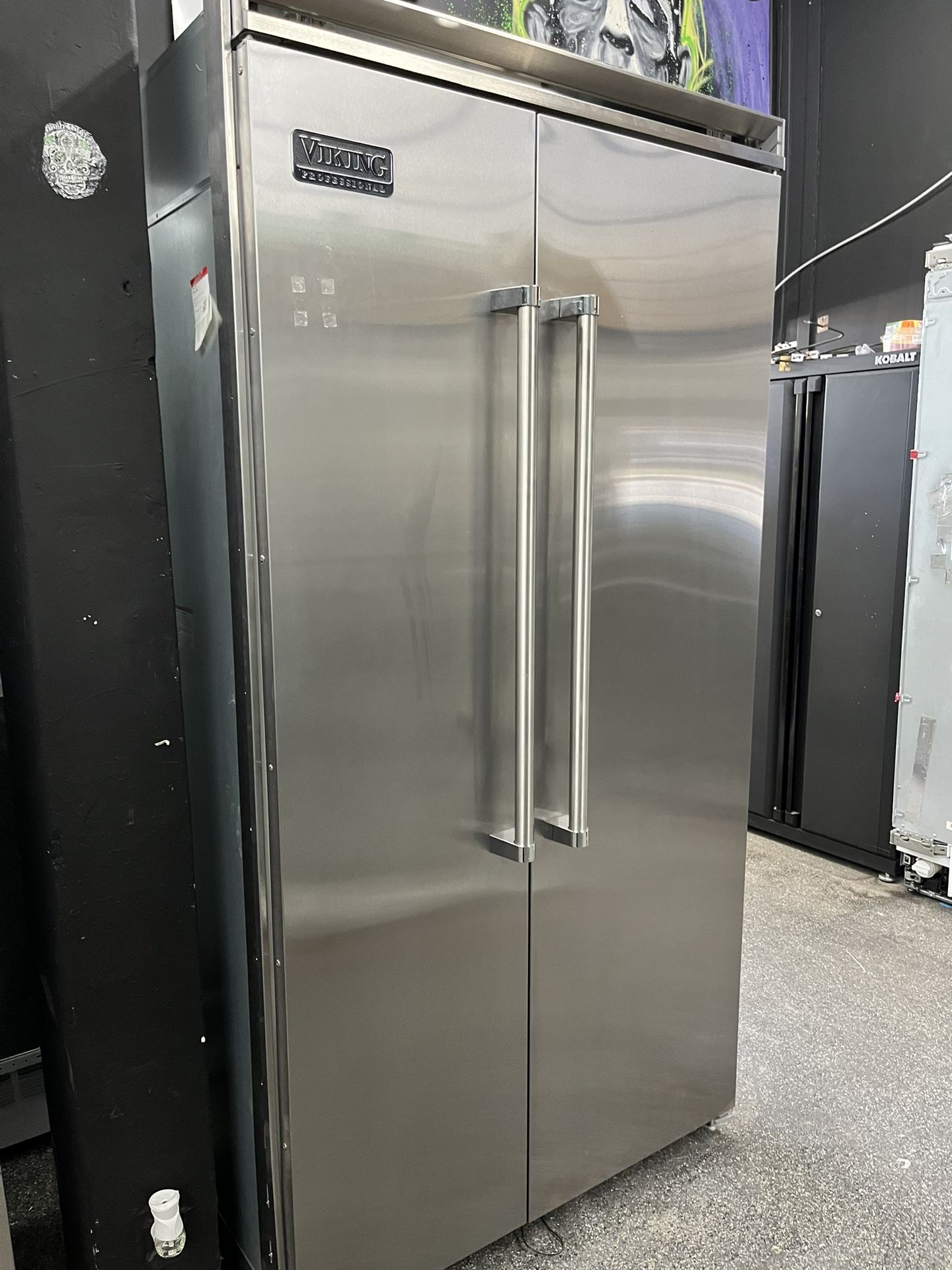 Built In Viking Professional Side By Side 42 Inch Refrigerator Ice Maker