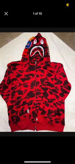 Bape Camo Shark Full Zip Hoodie