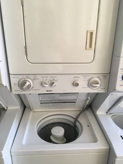 KENMORE STACKABLE COMBO WASHER DRYER 24" WIDE WORKS PERFECT