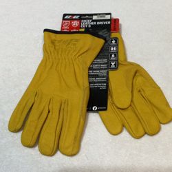 212 PERFORMANCE CHIEF LEATHER DRIVER CUT 5 GLOVES,   Size: XLarge