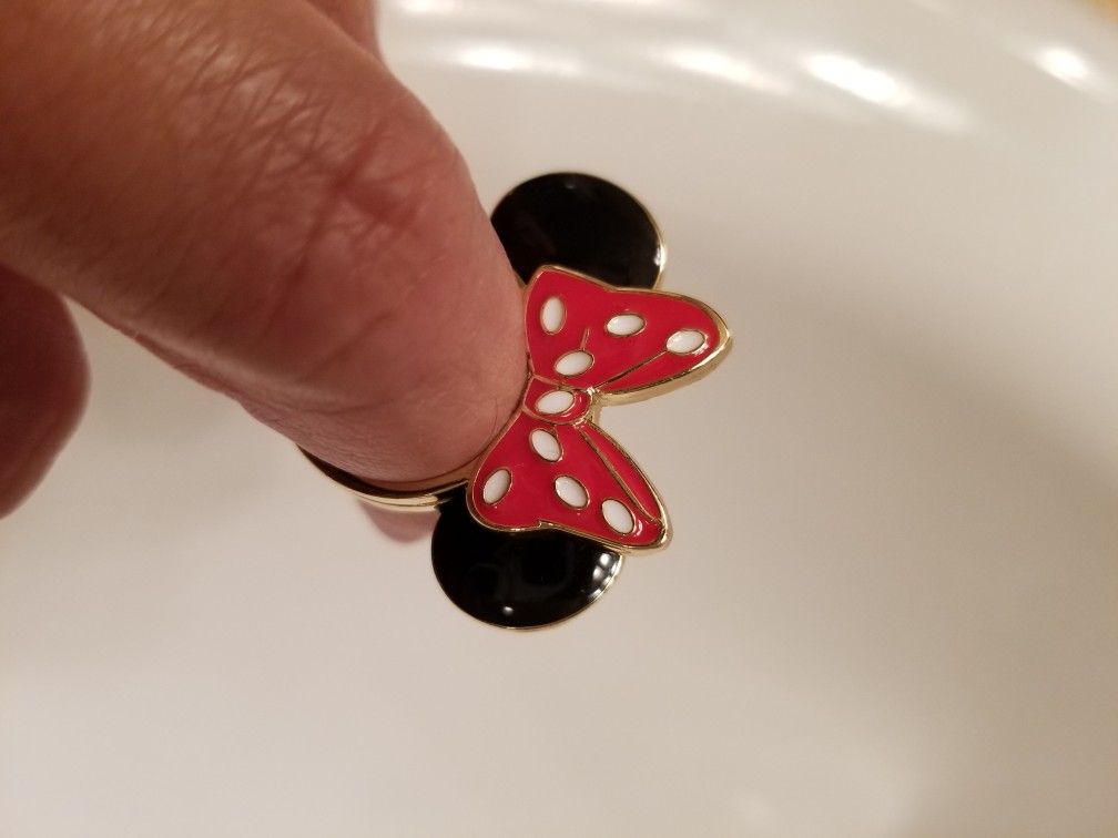 Stackable Minnie Mouse Rings Size 8
