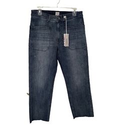 NWT Madison Jeanswear Modern Boot Denim Blue Jeans Stretch, Sz 12/31.