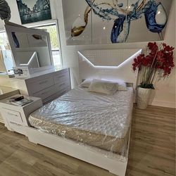 New 4pc Bedroom Set In Box Buy Now Pay Later $39 Down