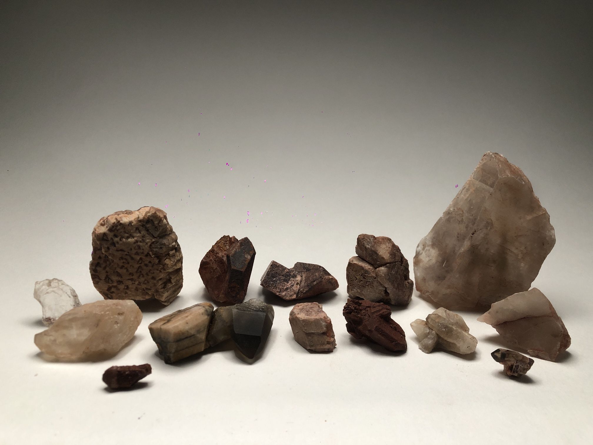 High Alpine Quartz Crystal and Cluster Collection with Feldspar