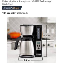 Black decker Coffee Maker ( Like New) 