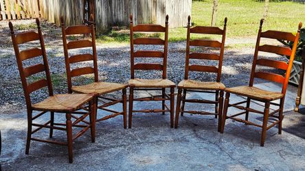 Vintage Ladder Back Chairs