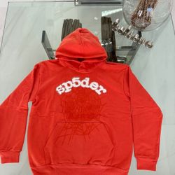 Sp5der Hoodie Orange 