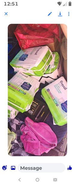 8 packs adult diapers x large 65 for all 8 firm no less