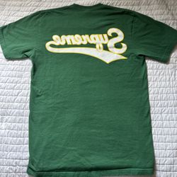 Supreme Script Logo Tee (Green) - Size Small