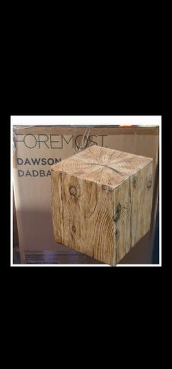 18 X 18 X 18 Cube Bench Seat Table Art Modern