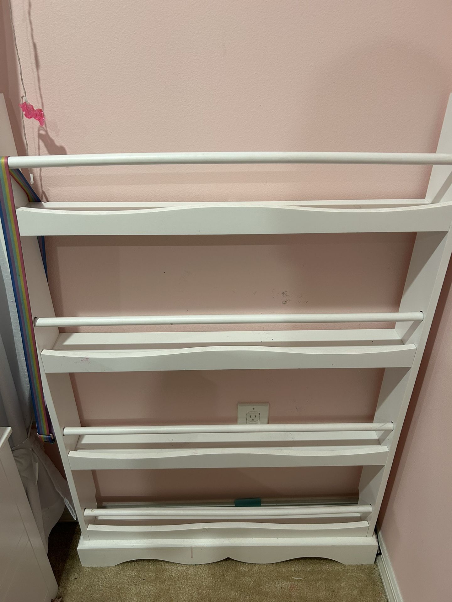 Nursery White Book Shelf