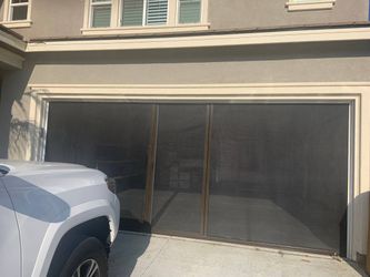 Garage screen doors