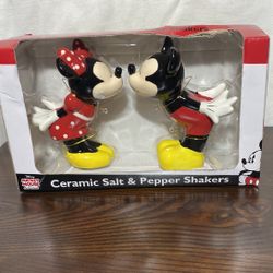 Disney Minnie & Mickey Salt And Pepper Shakers