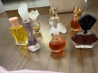 Lot of 6 Miniature Perfume Bottles