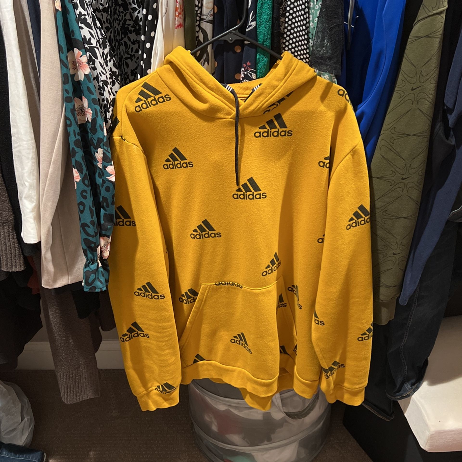 Adidas Yellow Hoodie