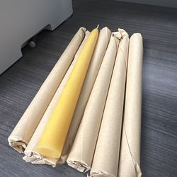 12 pack of tapered beeswax candles 9in tall 7/8” thick