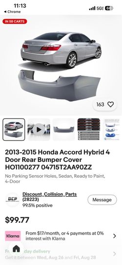 Brand new rear bumper