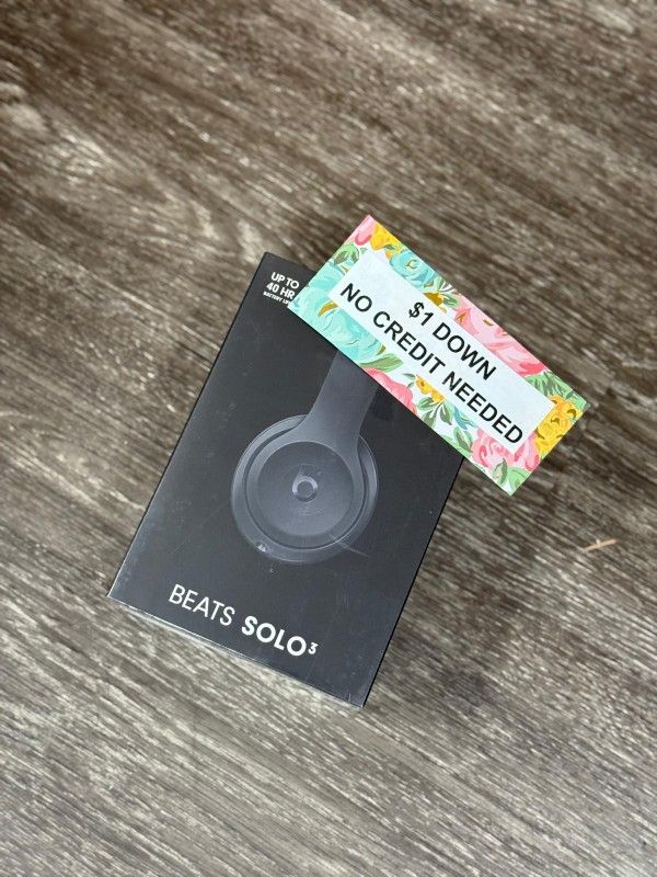 Beats Solo 3 Bluetooth Headphones New - Only $1 Today Pay The Rest Later! 
