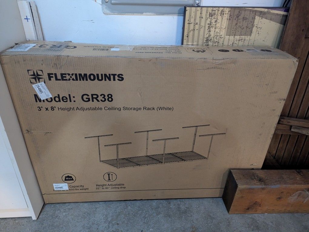 Fleximounts Classic 3' x 8' Overhead Garage Storage Rack