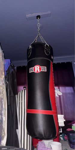 Free 250lb heavy bag.
