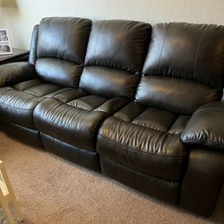 Reclining Couch, Loveseat, Recliner