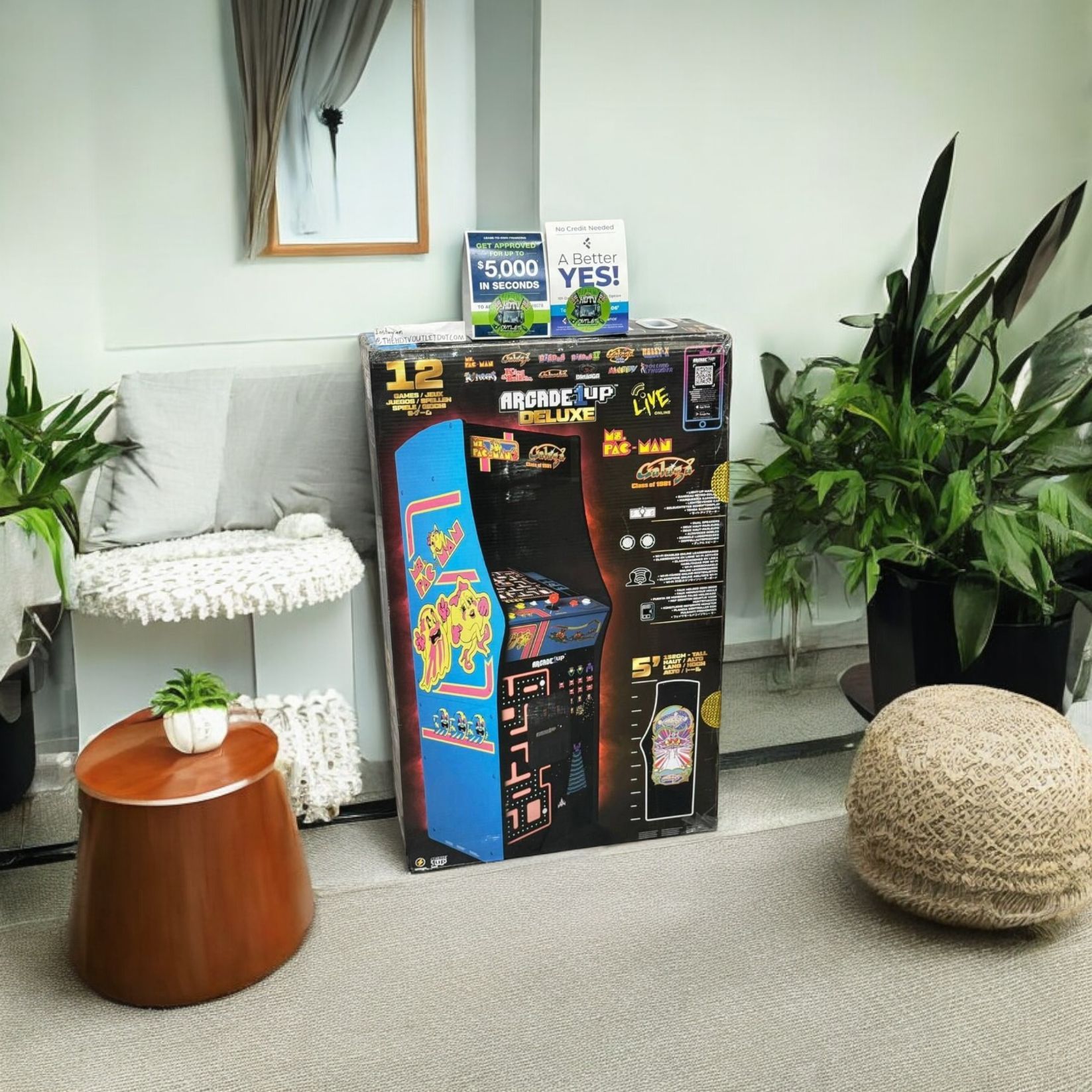 6538281 Arcade1up Class of 81 Deluxe Arcade game Floor Display