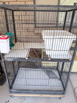 2 story animal cage