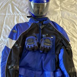 Motorcycle Jacket / Helmet/ Gloves
