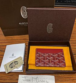 The Goyard Saint-Sulpice Card Wallet