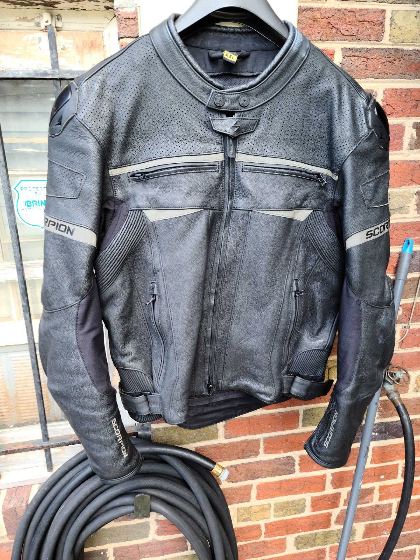 Scorpion Ravin Leather Jacket Size XXL