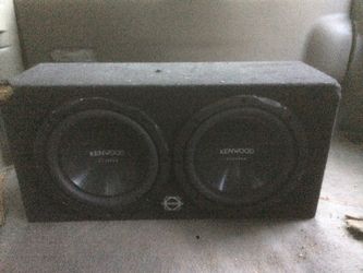 2 10in Kenwood Subwoofers