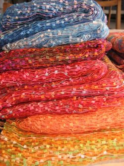 Gift - fancy, fun, silk scarf, scarves, accessory, colorful, playful, woven, Christmas gift