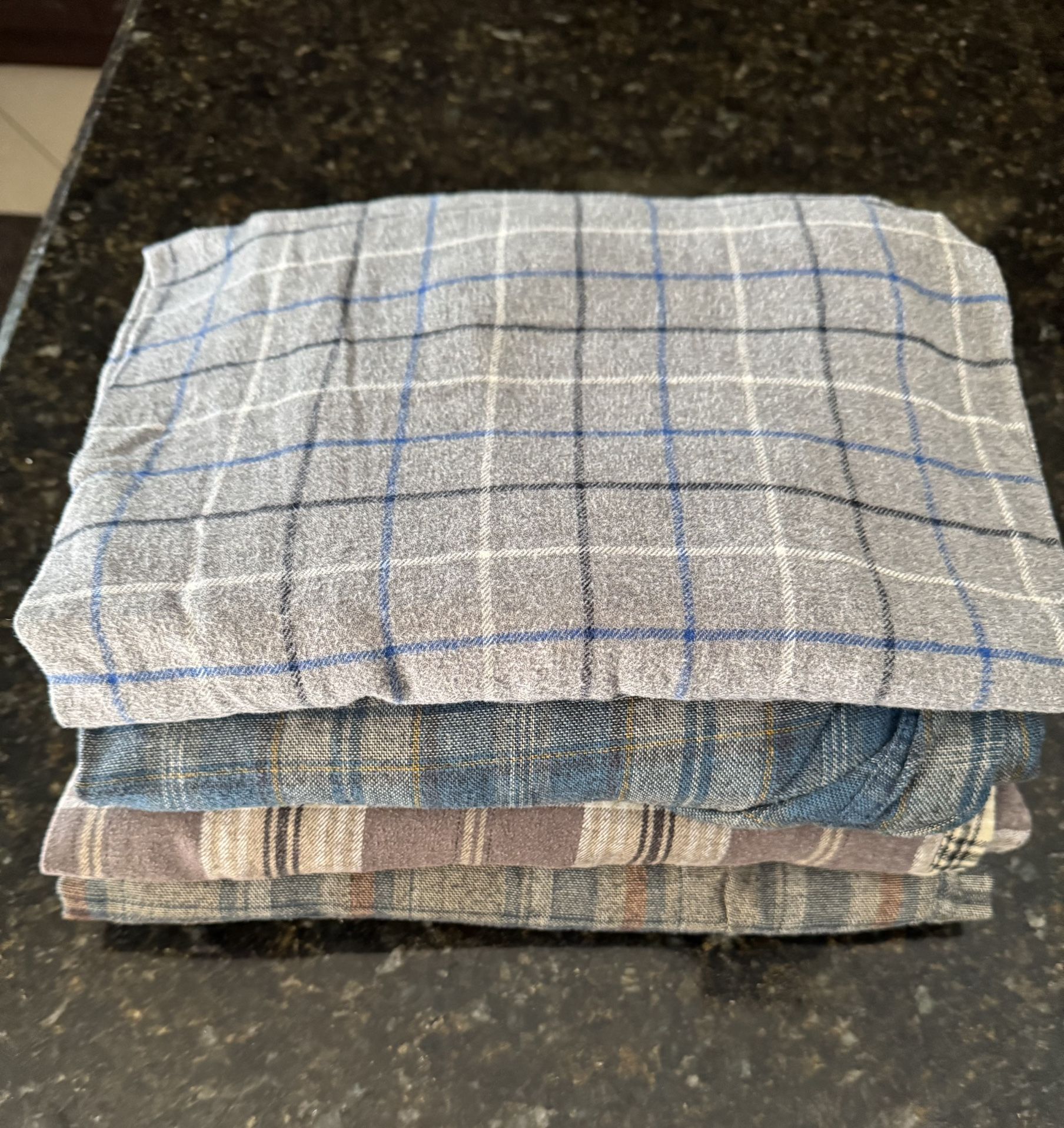 Lot Of 4 XXL Flannel Shirts
