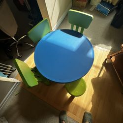 IKEA MAMMUT  Children’s  table and chairs