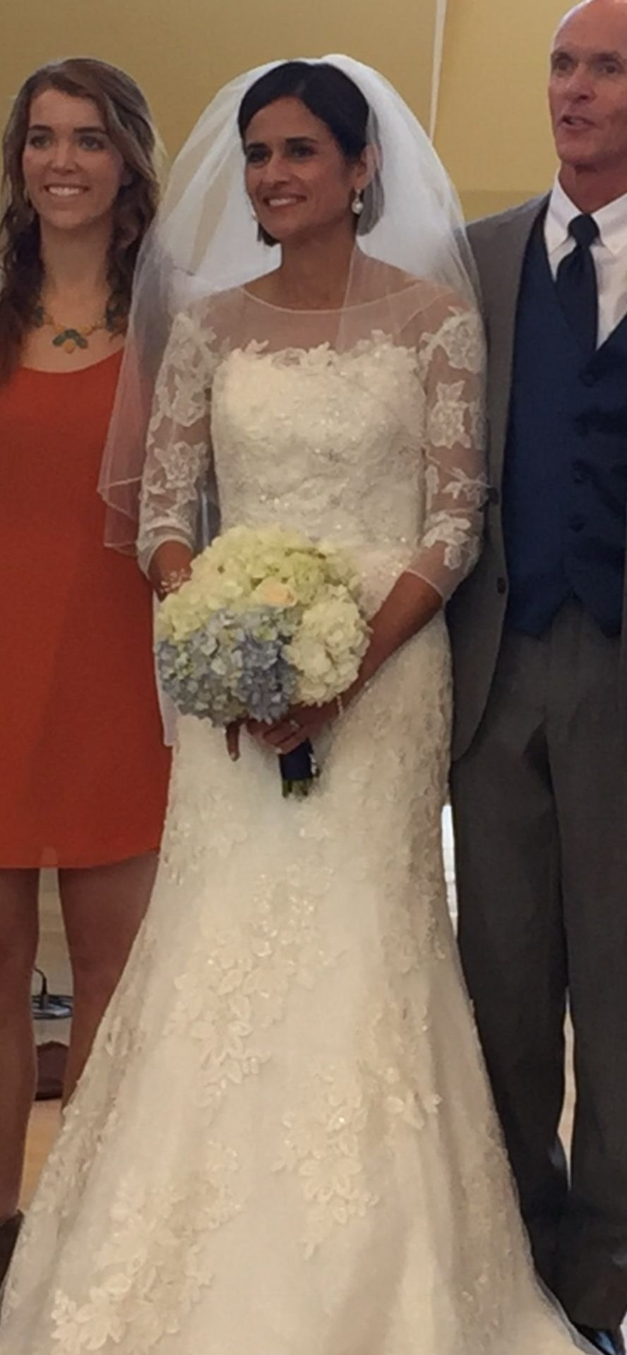 Wedding Dress- Elegant, Mermaid Style, Professionally Preserved