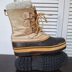 Nice Mens Western Chief Tan Snow Duck Boots US Sz-9 