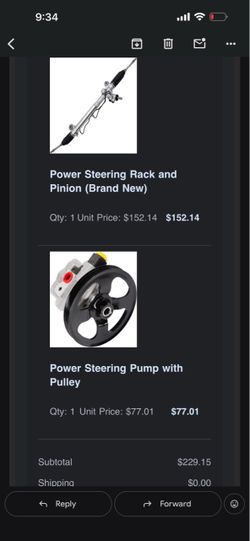 Rack & Pinion / Steering Pump