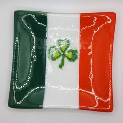 Decorative Irish Flag Plate 